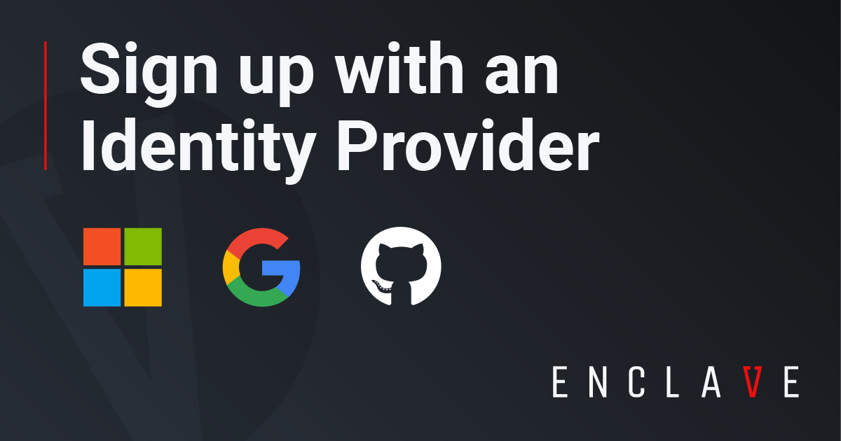 Support for Single Sign-On