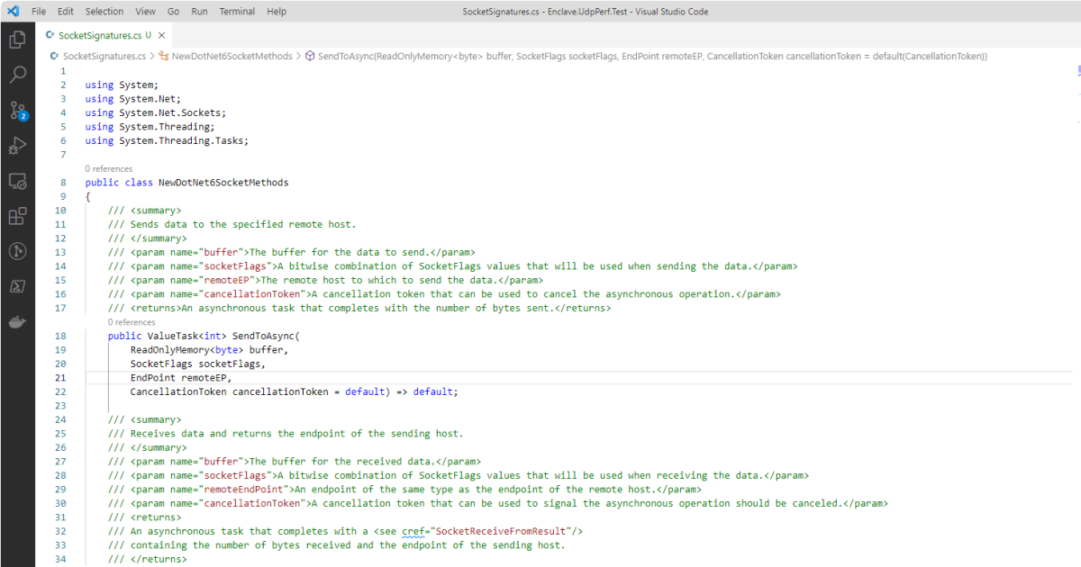 High Performance UDP sockets in .NET 6