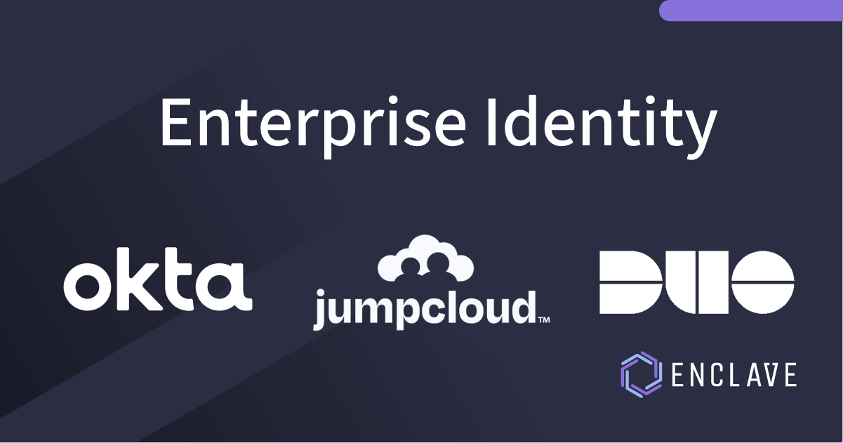 Enterprise Identity Providers and Enclave